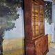 Large mahogany library from the Restoration period.