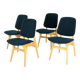 Ensemble de 4 chaises dans le style d'Arne Hovmand olsen 'Bergen'