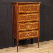 Commode marquetée de style Louis XVI du XXe siècle