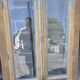 Old window in solid oak
