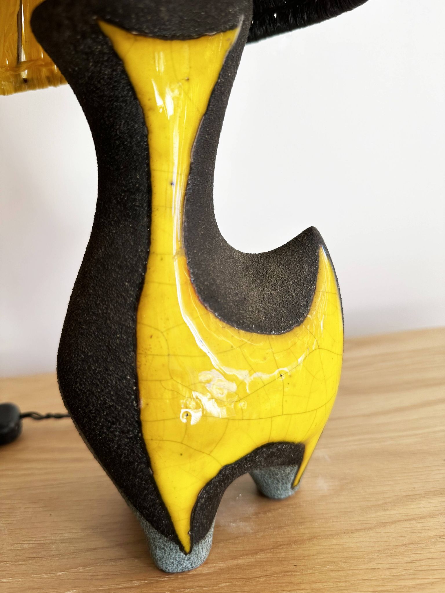 Lilette and Gilbert Valentin Les Archanges collector's lamp, France 1950