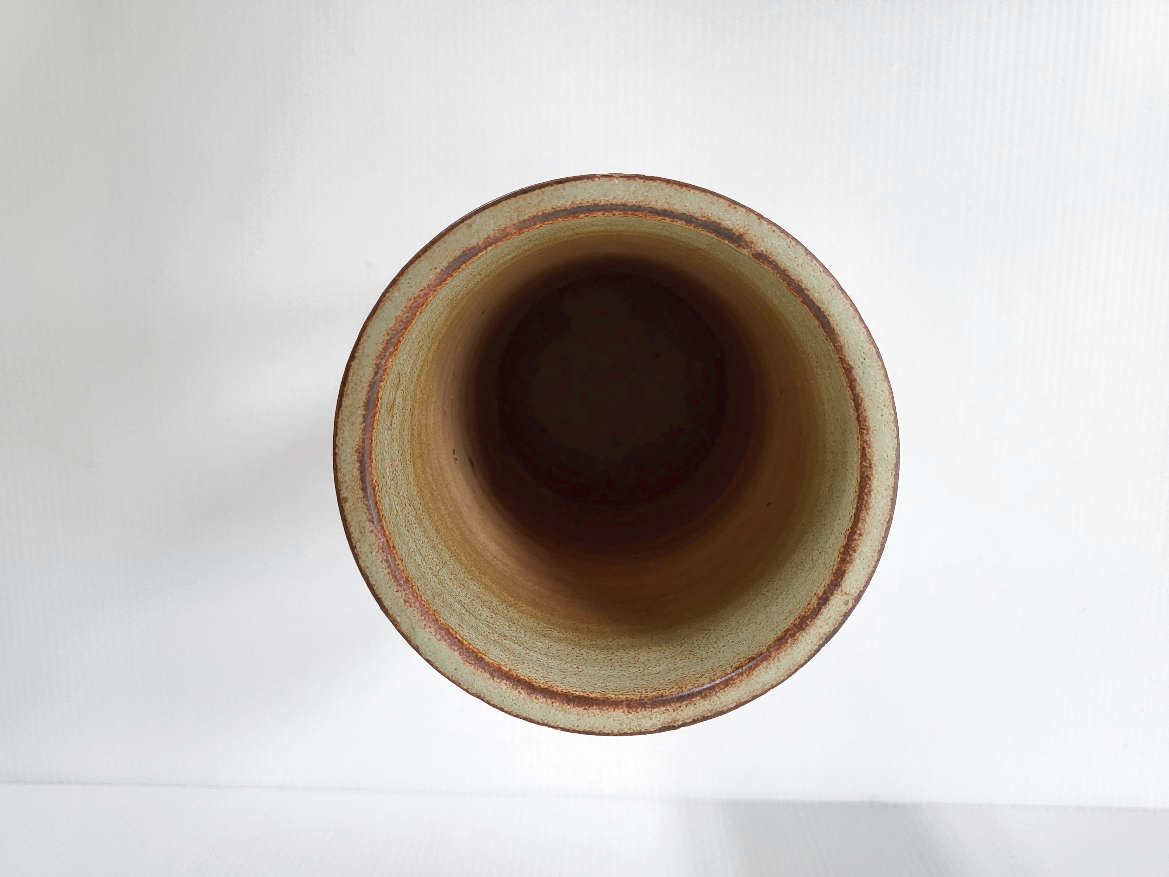 Vase in Vallauris Fonck & Matéo stoneware vintage