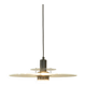 Space Age ceiling lamp by Ikea from the 1980s with two plexiglass plates and canopy made of black injection-moulded plastic.