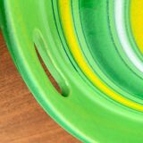 Italian ceramic platter from the mid-century by Bitossi for Rosenthal Netter, 1960s.