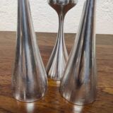 Set of 3 Alessi candle holders