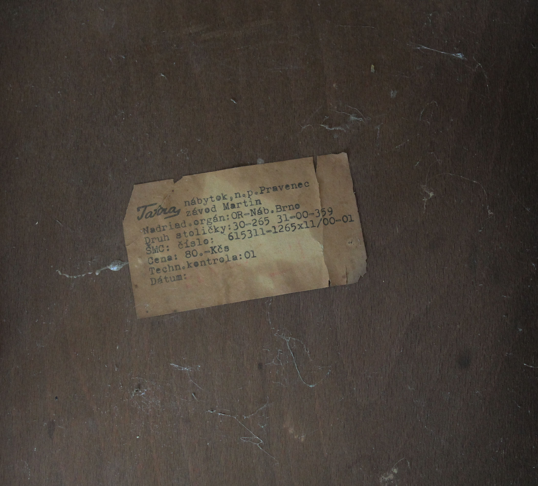 Pair of mid century chairs by Tatra