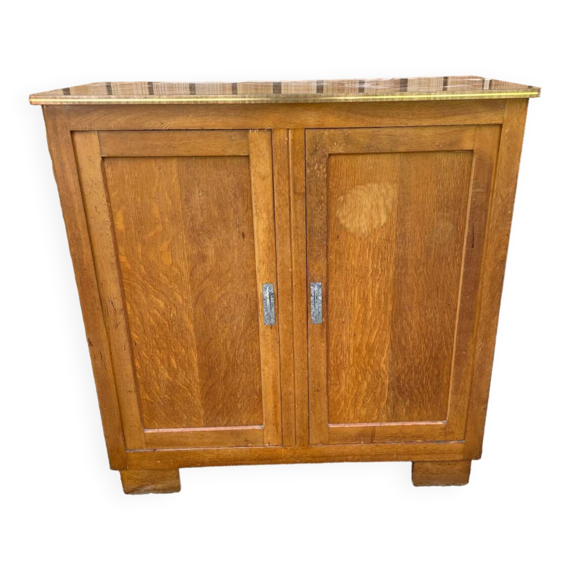 Ancien buffet vintage parisien deux portes