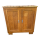 Vintage Parisian sideboard with two doors.