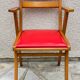 Office armchair with compass legs