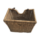 Wicker bike basket