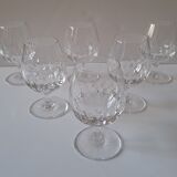 6 brandy glasses Bayel Cristallerie Royales De Champagne