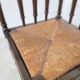 Straw chair by the fireside 1900