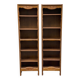 2 Louis XV wooden Bibus bookshelves from the 1990s.