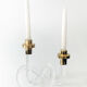 candlestick set & clock Dorothy C. Thorpe