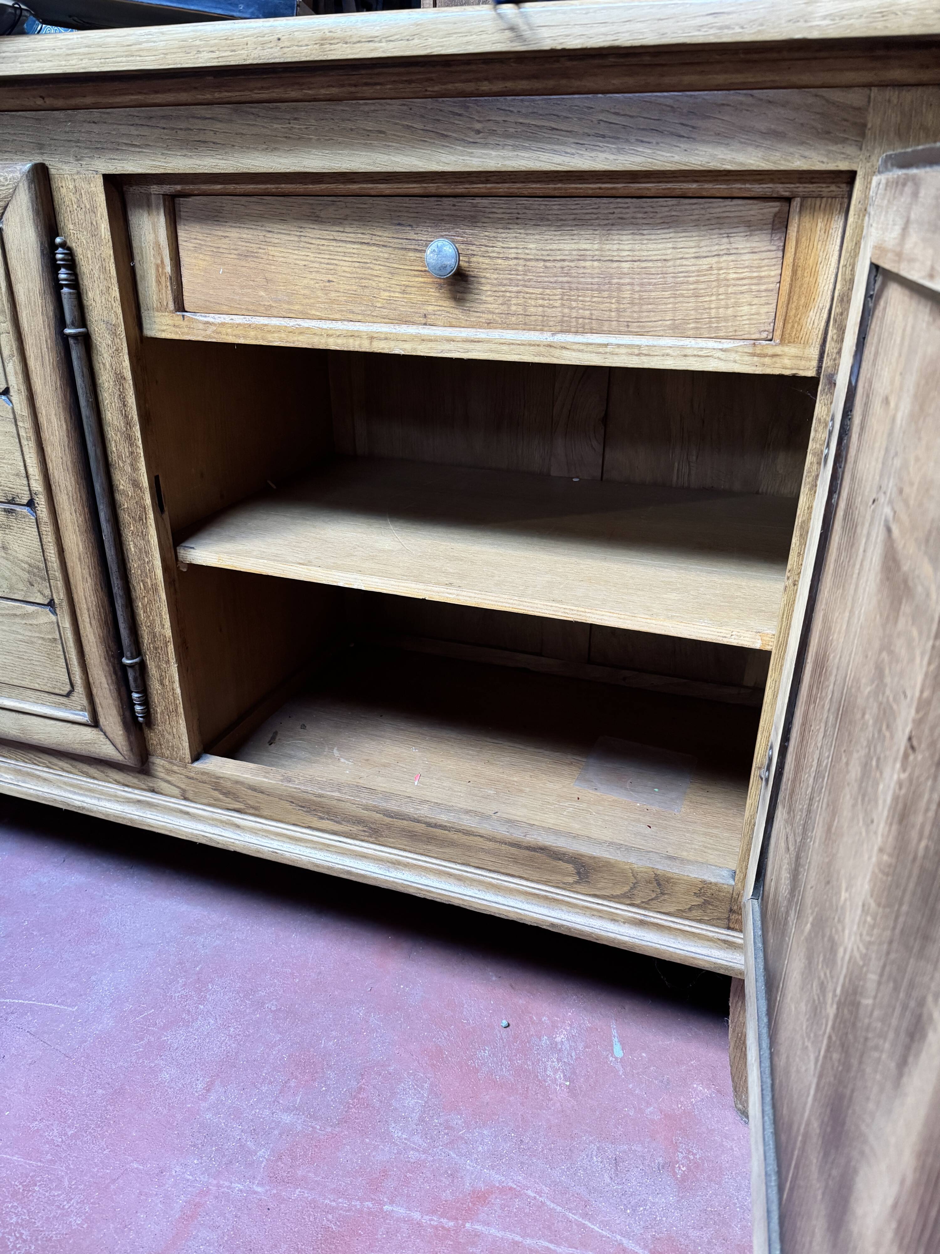 Large Art Deco sideboard in oak - Modernist Design 1950
