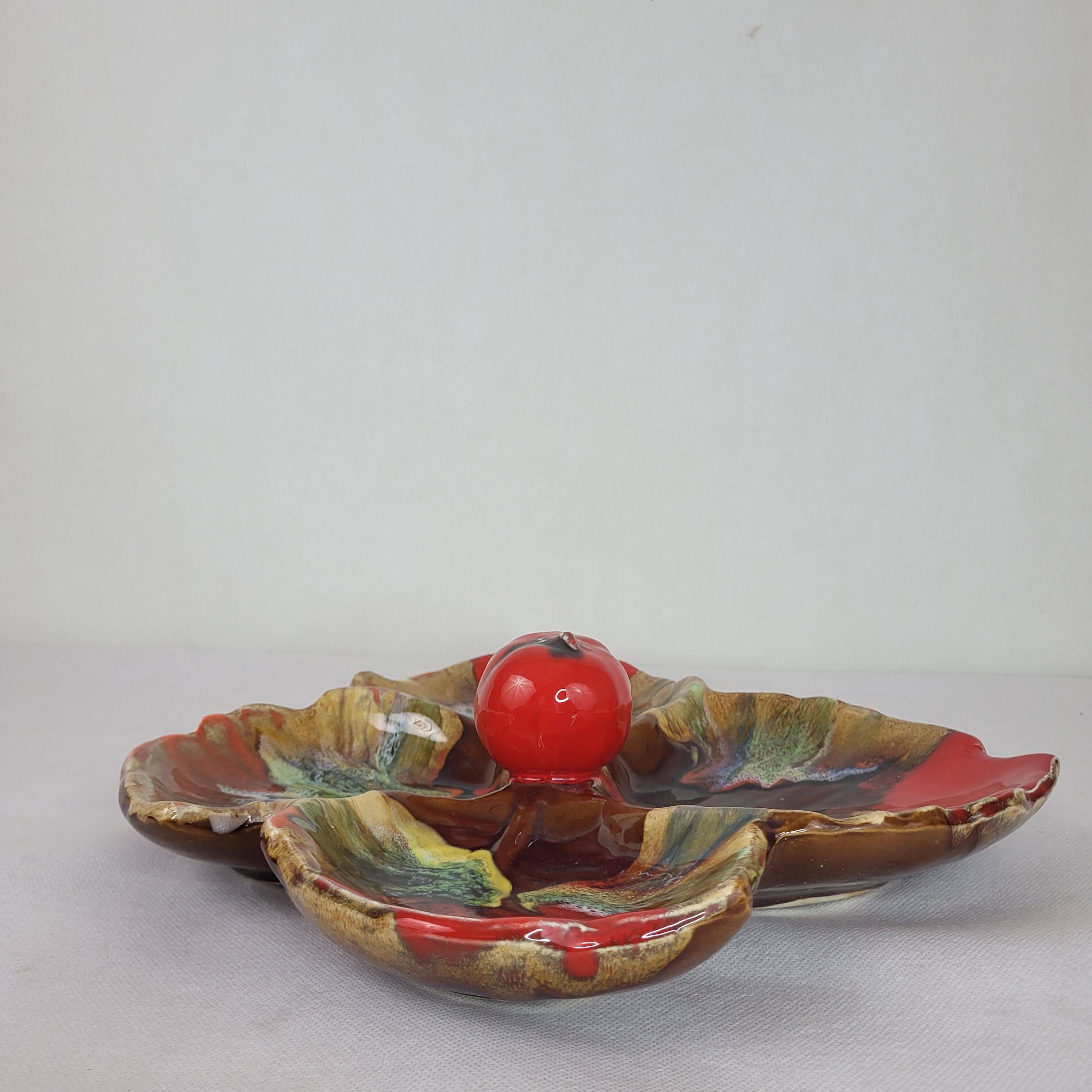 Serving dish in Vallauris ceramic