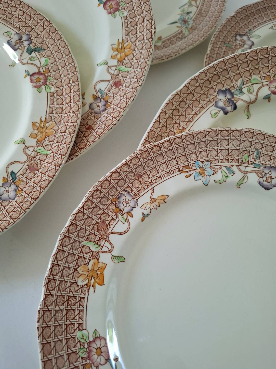 Manson's plates made in England vintage