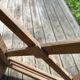 Art Deco wall-mounted coat rack in grey oak