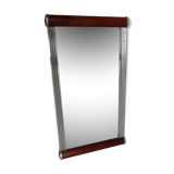 Art deco mirror tray and wood