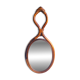 Miroir en rotin 1960