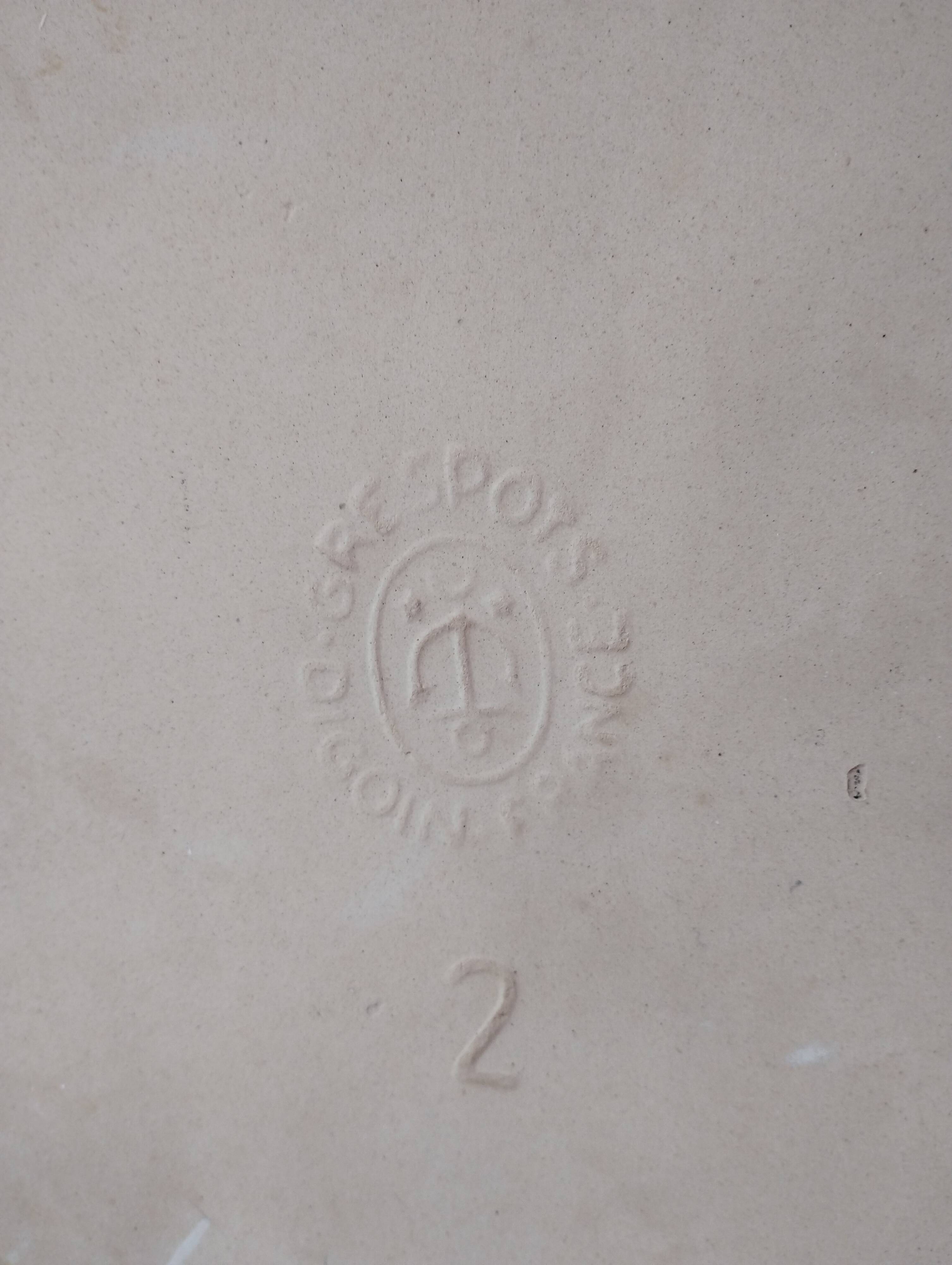 large stoneware oven dish from Digoin