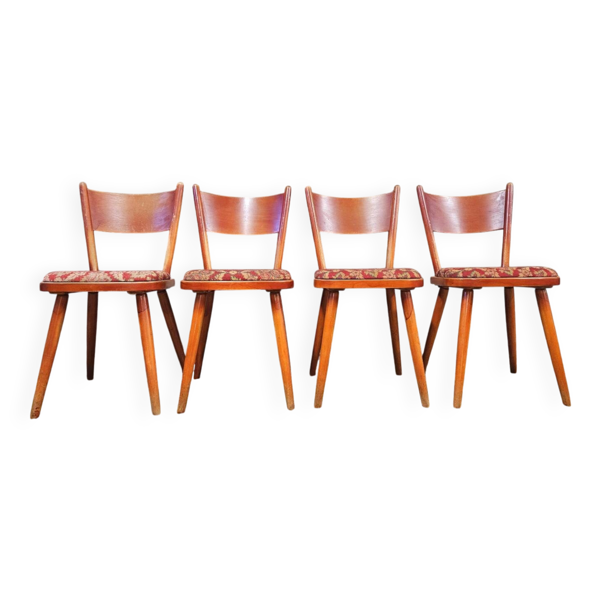 Set of 4 Hiller chairs 1960
