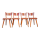 Set of 4 Hiller chairs 1960