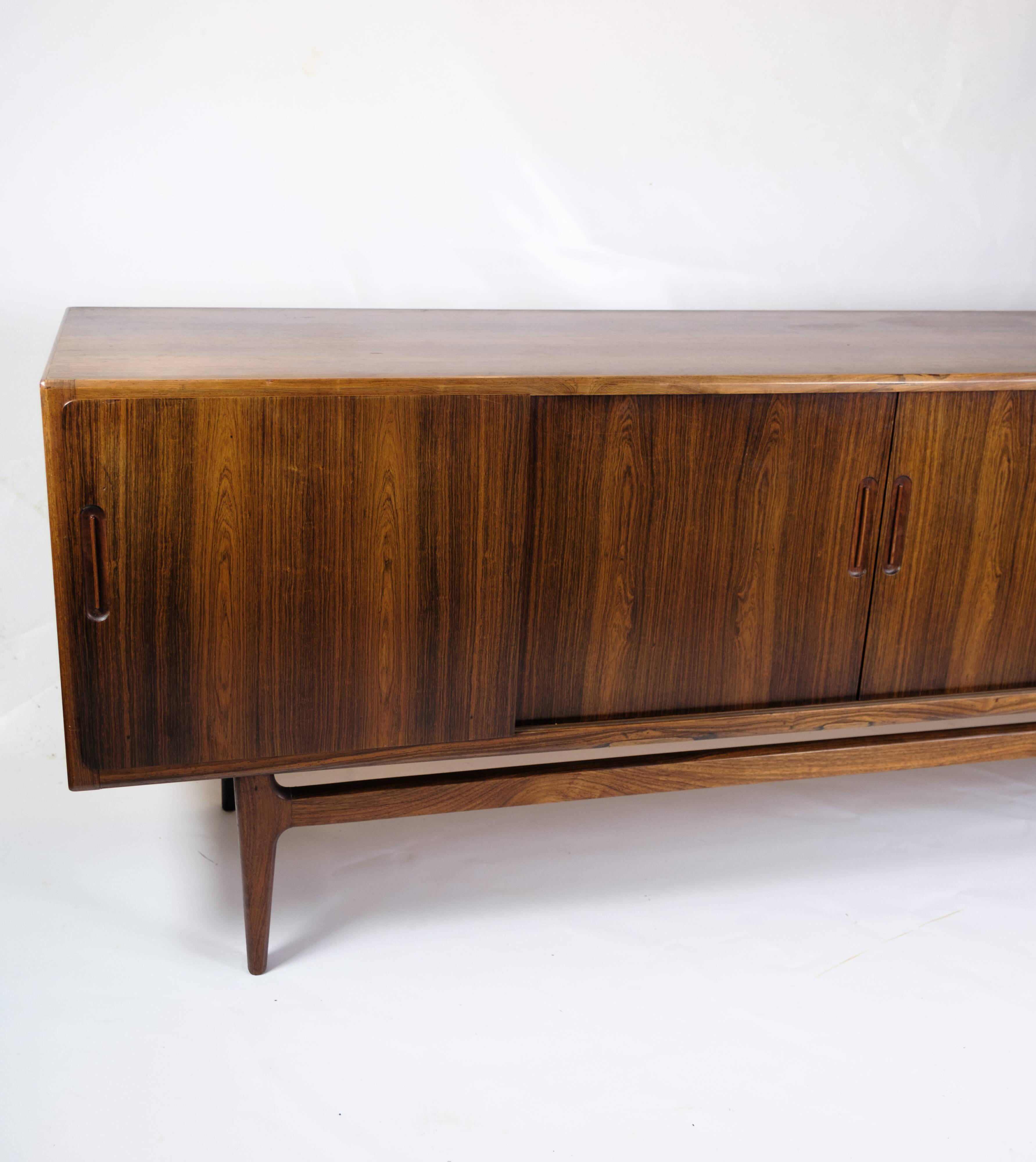 Sideboard Made In Rosewood By Henry Rosengren Hansen From 1960s