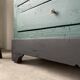Green hosiery cabinet