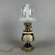 Limoges table lamp France porcelain brass glass vintage 20th century