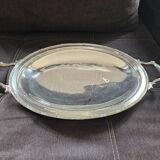Plat en argent avec couvercle