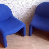 Pair of Atal low chairs - design from the 1970s.