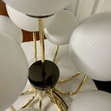 Midcentury chandelier made by Kamenicky Senov, designed by Jaroslav Bejvl 1960s