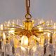 Murano glass and brass 'Palazzo' chandelier by Kalmar