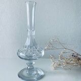 Crystal footed vase