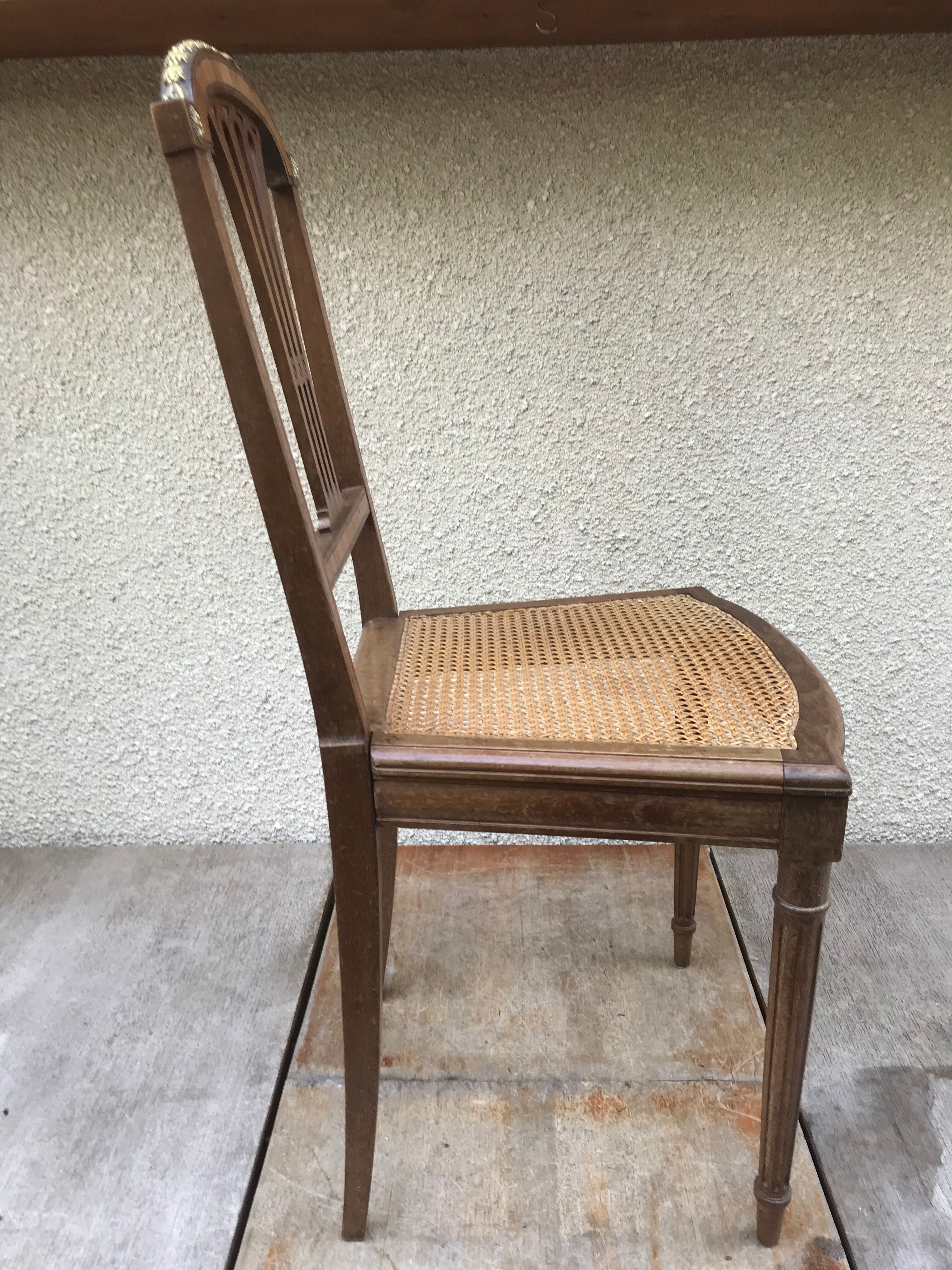 Former wood chair