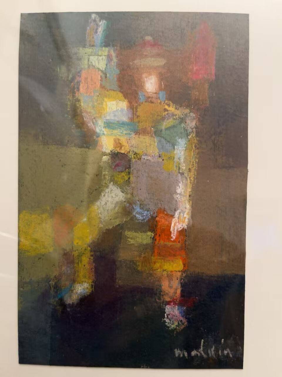 Peinture à l'huile, Figure lyrique, David Malkin