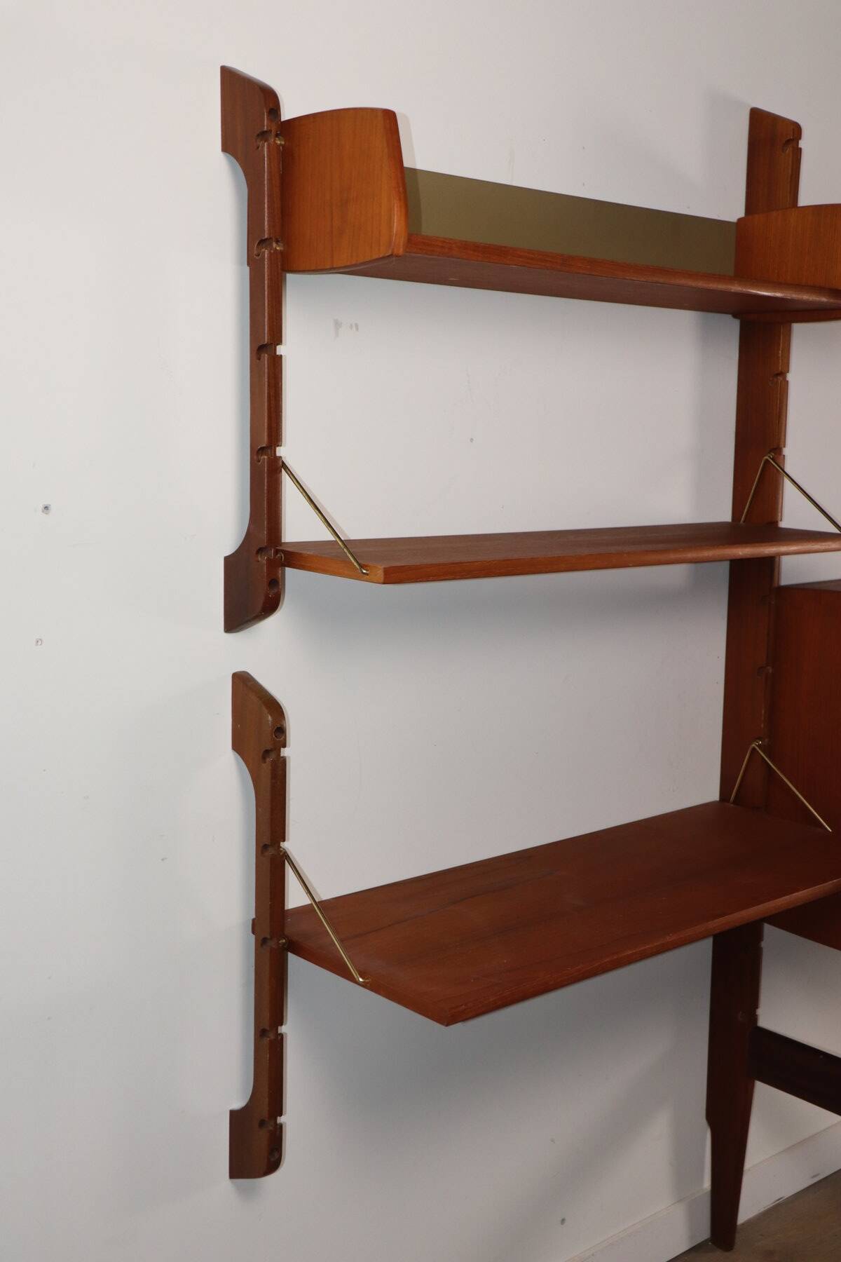 Modular Scandinavian wall library – Blindheim Møbelfabrik – 1960