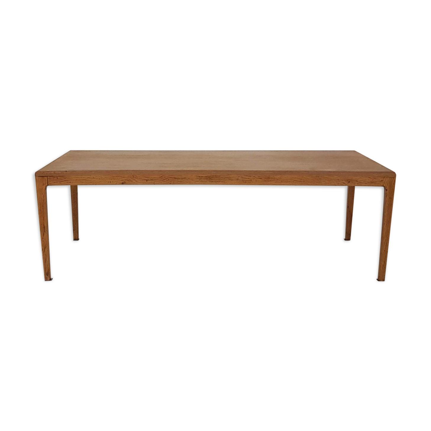 Scandinavian modern oak coffee table