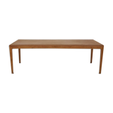 Scandinavian modern oak coffee table