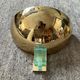 Pair of Hollywood Regency half-moon wall lamps in gilded metal and plexiglass