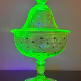 Baccarat/Saint Louis Compotier Ouraline crystal