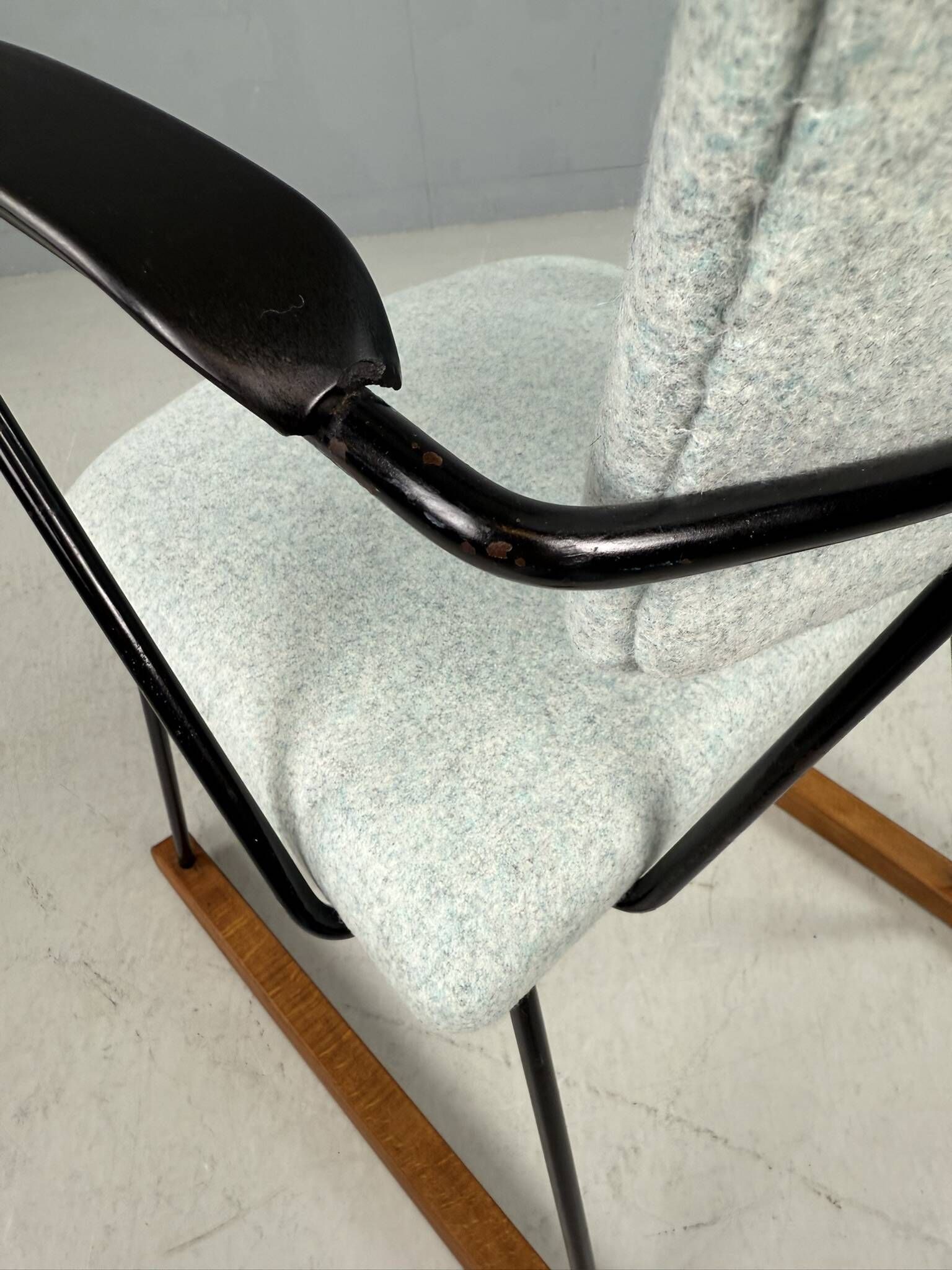 Rare Kembo rocking chair by WH Gispen, 1950s Netherlands