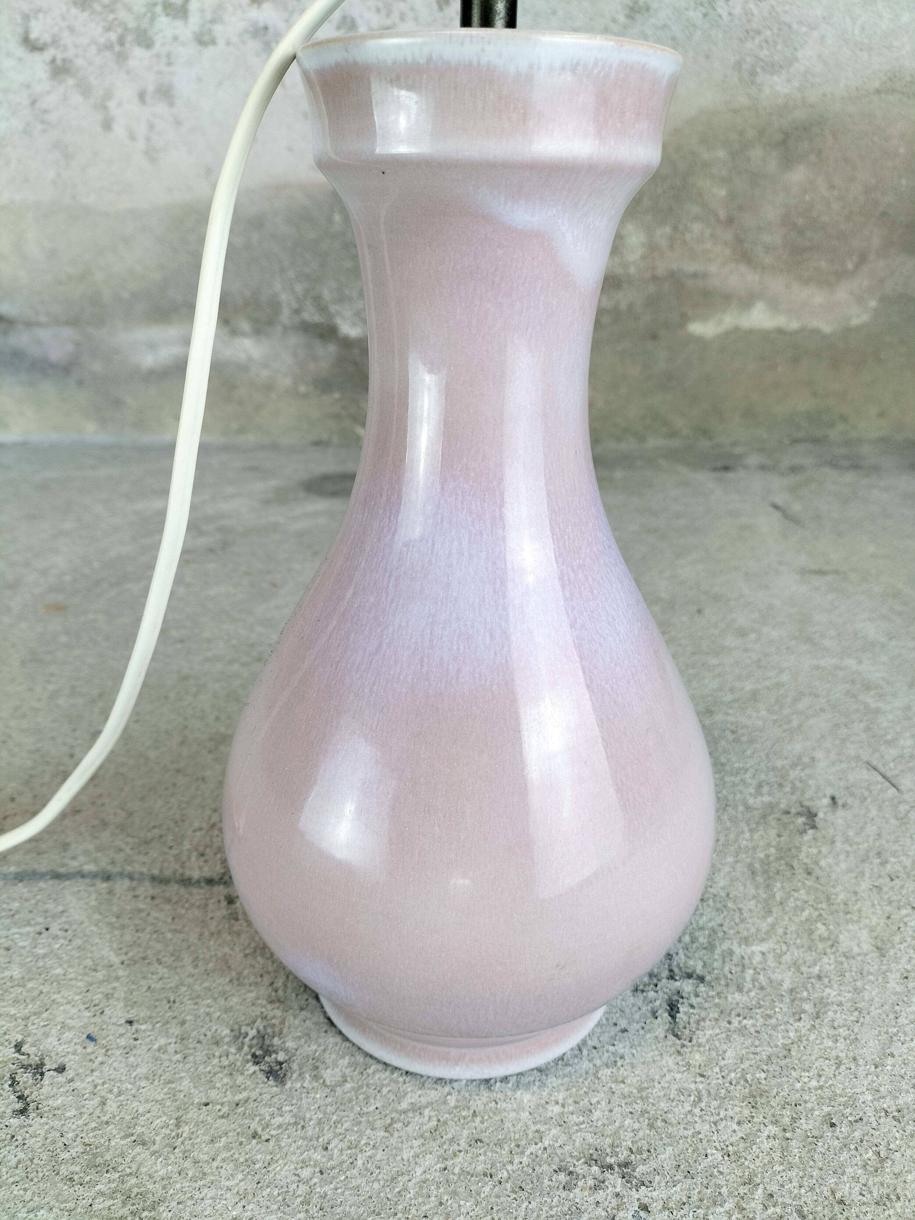 Vintage ceramic lamp by Guy Roland Marcy