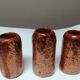Lot de 5 vases ,pots en grès signée sirkka 78