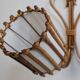 Rattan wall lights by Louis Sognot
