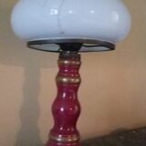 Burgundy lamp with gilding