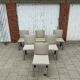 6x Arcadia Arcara chairs Paolo Piva B&B Italia