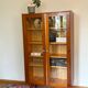 70s glass-fronted bookcase
