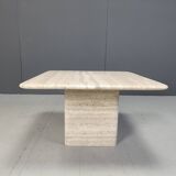Travertine coffee table from the 1970s, Italy